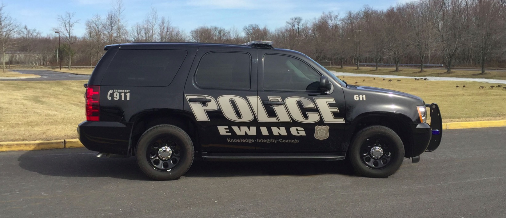 Ewing police patrol car